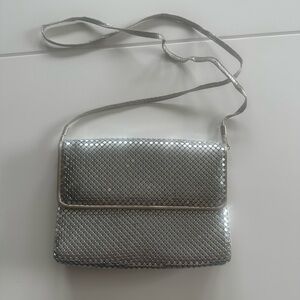 Silver Mesh Shoulder Bag